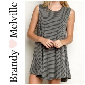 Brandy Melville Striped Alena Dress